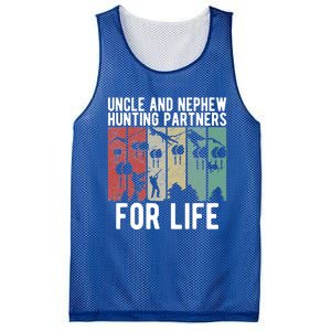 Uncle And Nephew Hunting Partners Hunting Buddies Meaningful Gift Mesh Reversible Basketball Jersey Tank