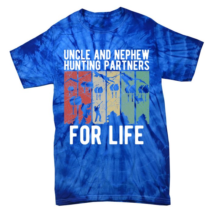 Uncle And Nephew Hunting Partners Hunting Buddies Meaningful Gift Tie-Dye T-Shirt