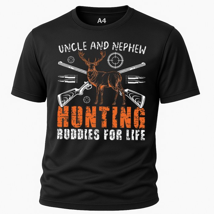 Uncle And Nephew Hunting Buddies Uncle And Nephew Cooling Performance Crew T-Shirt