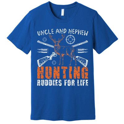 Uncle And Nephew Hunting Buddies Uncle And Nephew Premium T-Shirt