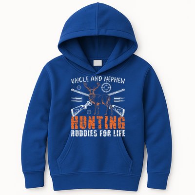 Uncle And Nephew Hunting Buddies Uncle And Nephew Kids Hoodie