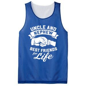 Uncle And Nephew Best Friends For Life Gift Mesh Reversible Basketball Jersey Tank