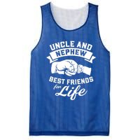 Uncle And Nephew Best Friends For Life Gift Mesh Reversible Basketball Jersey Tank