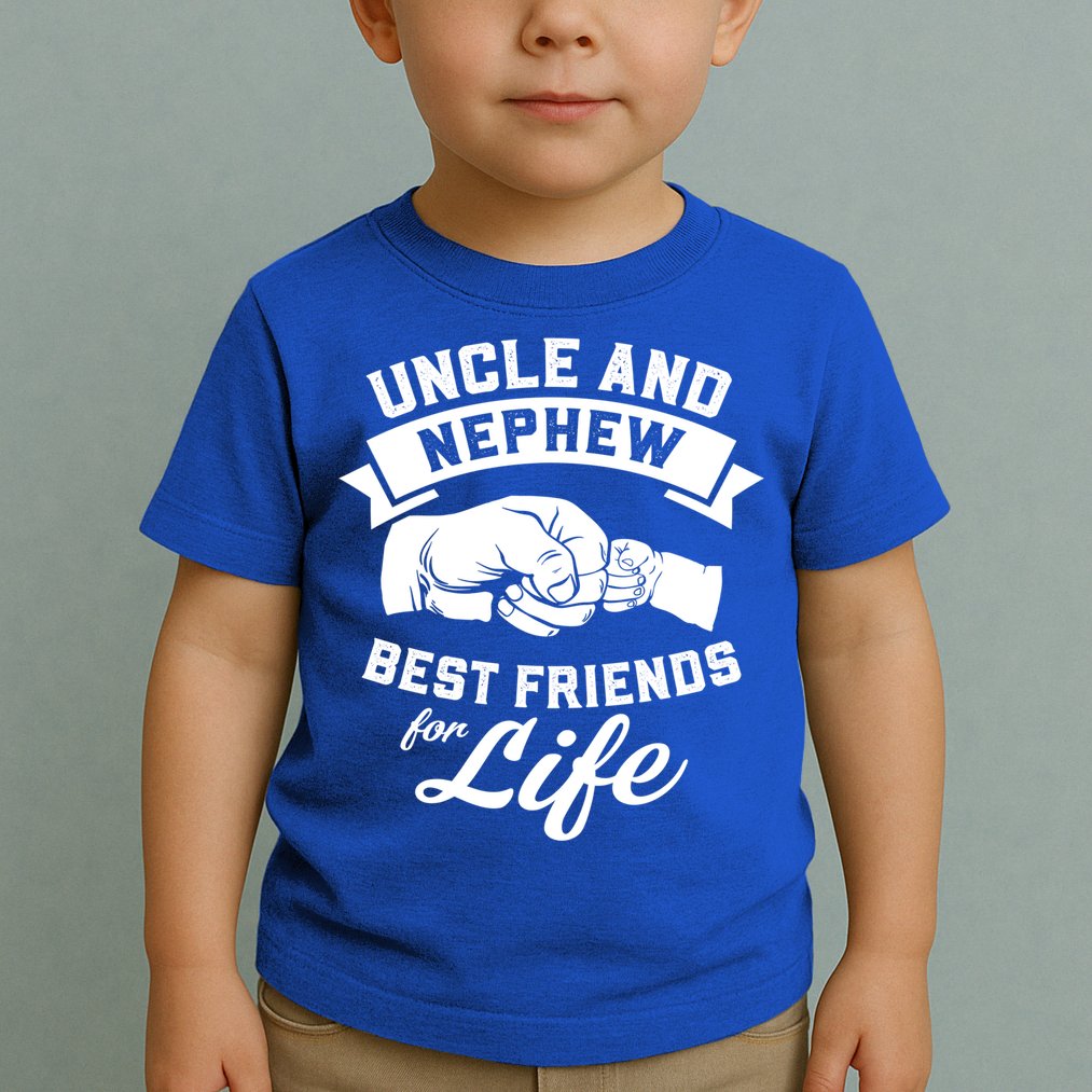 Uncle And Nephew Best Friends For Life Gift Toddler T-Shirt