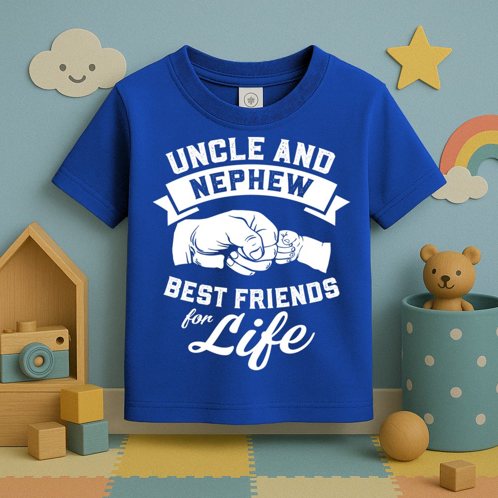 Uncle And Nephew Best Friends For Life Gift Toddler T-Shirt