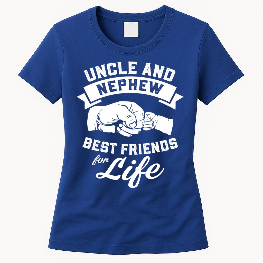 Uncle And Nephew Best Friends For Life Gift Womens T-Shirt
