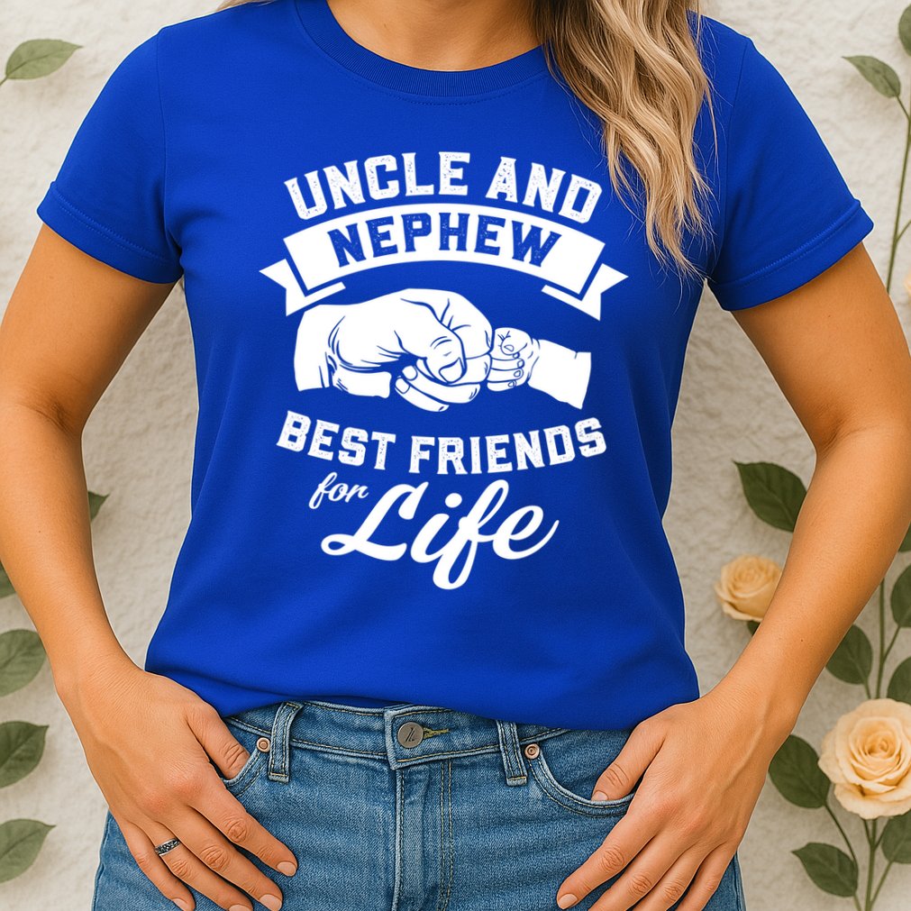 Uncle And Nephew Best Friends For Life Gift Womens T-Shirt