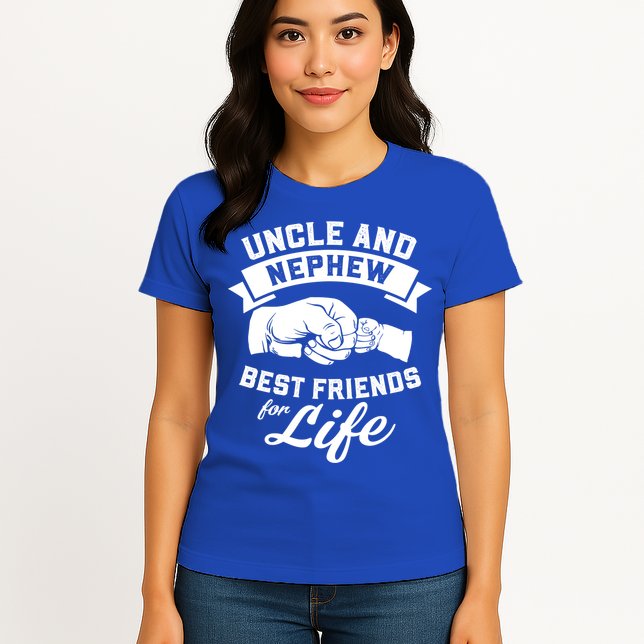 Uncle And Nephew Best Friends For Life Gift Womens T-Shirt