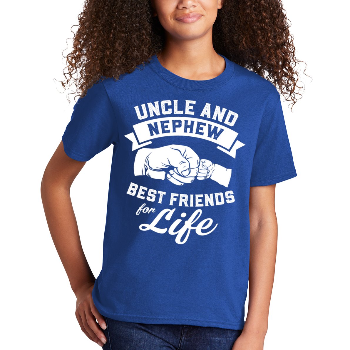 Uncle And Nephew Best Friends For Life Gift Kids T-Shirt