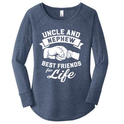 Uncle And Nephew Best Friends For Life Gift Women's Perfect Tri Tunic Long Sleeve Shirt