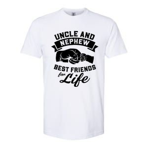 Uncle And Nephew Best Friends For Life Gift Softstyle CVC T-Shirt