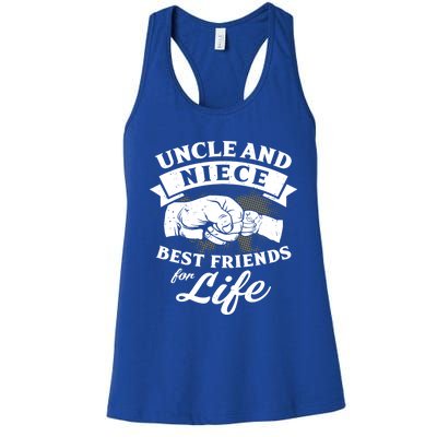 Uncle And Niece Best Friends For Life Gift Women's Racerback Tank