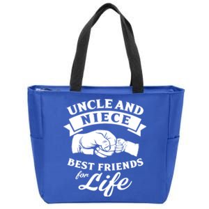 Uncle And Niece Best Friends For Life Great Gift Zip Tote Bag