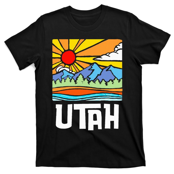 Utah Artistic Nature & Mountains T-Shirt