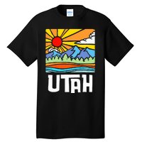 Utah Artistic Nature & Mountains Tall T-Shirt