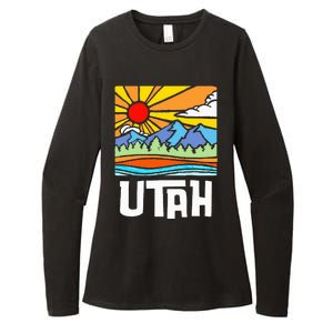 Utah Artistic Nature & Mountains Womens CVC Long Sleeve Shirt