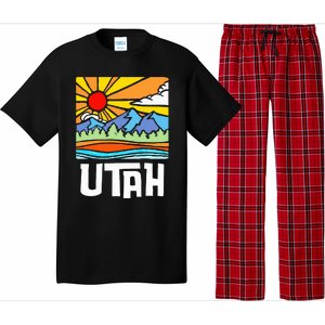 Utah Artistic Nature & Mountains Pajama Set