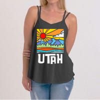 Utah Artistic Nature & Mountains Women's Strappy Tank