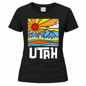 Utah Artistic Nature & Mountains Women's T-Shirt