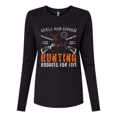 Uncle And Nephew Hunting Buddies Uncle And Nephew Womens Cotton Relaxed Long Sleeve T-Shirt