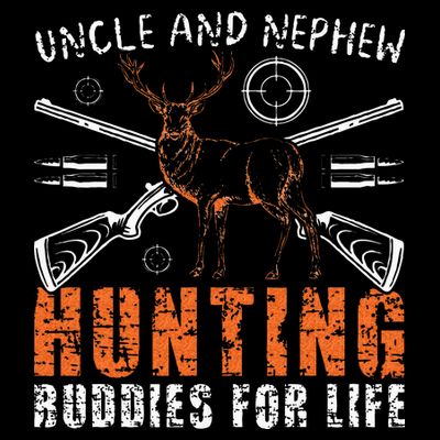 Uncle And Nephew Hunting Buddies Uncle And Nephew T-Shirt