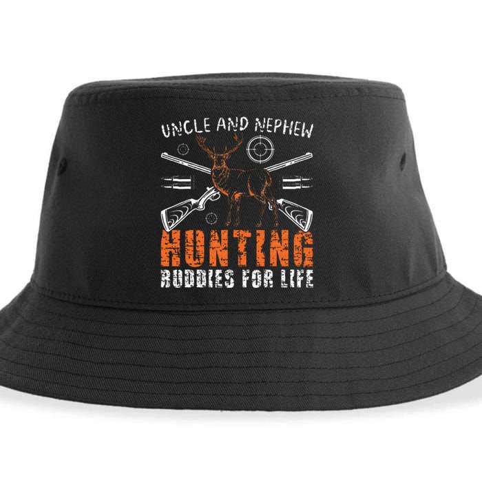 Uncle And Nephew Hunting Buddies Uncle And Nephew Sustainable Bucket Hat