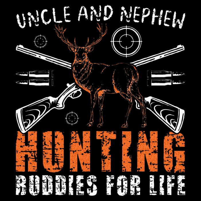 Uncle And Nephew Hunting Buddies Uncle And Nephew 7-Panel Snapback Hat