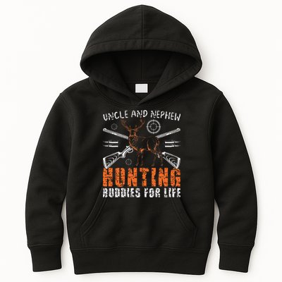 Uncle And Nephew Hunting Buddies Uncle And Nephew Kids Hoodie