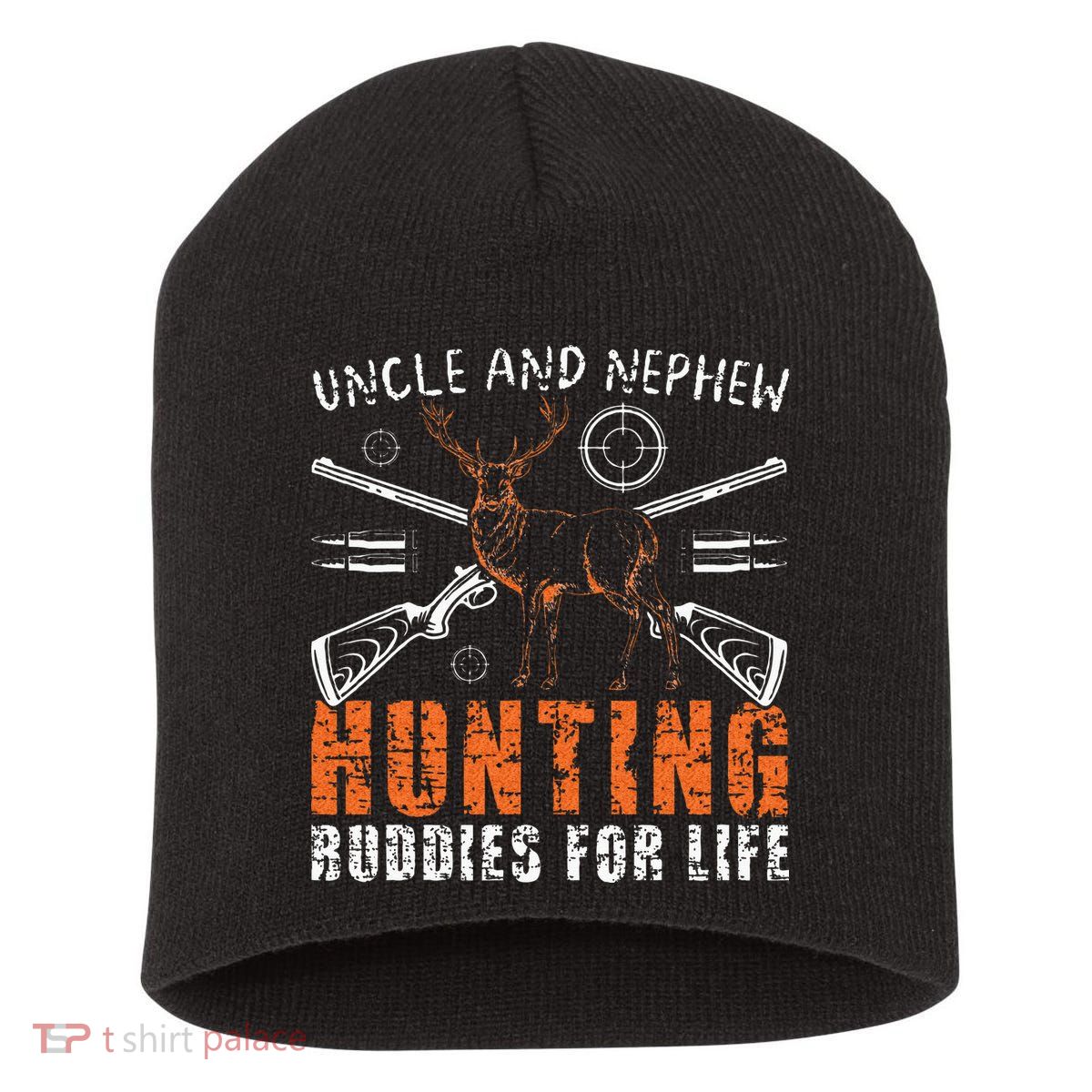 Uncle And Nephew Hunting Buddies Uncle And Nephew Short Acrylic Beanie