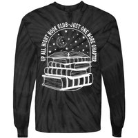 Up All Night Book Club Just One More Chapter Tie-Dye Long Sleeve Shirt