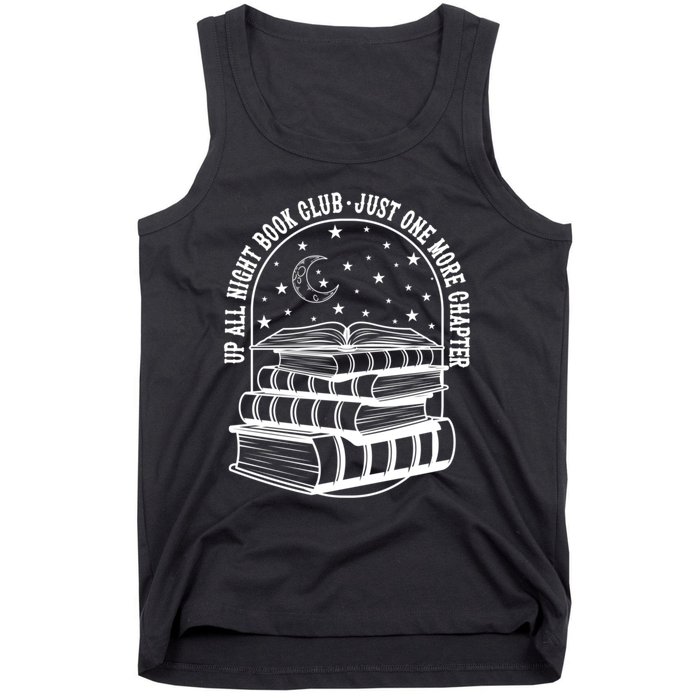 Up All Night Book Club Just One More Chapter Tank Top