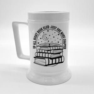 Up All Night Book Club Just One More Chapter Beer Stein