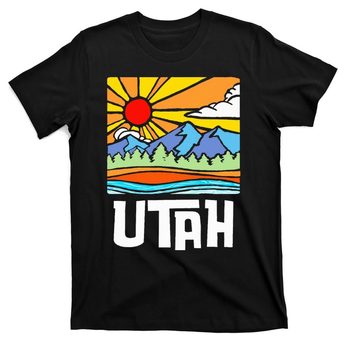 Utah Artistic Nature & Mountains T-Shirt