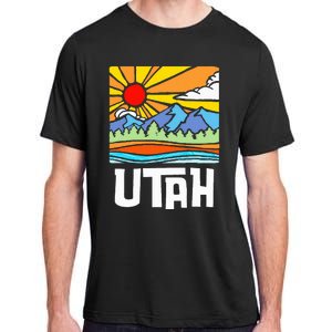 Utah Artistic Nature & Mountains Adult ChromaSoft Performance T-Shirt