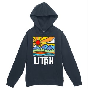 Utah Artistic Nature & Mountains Urban Pullover Hoodie