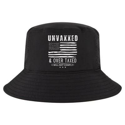 Unvaxxed And Overtaxed Cool Comfort Performance Bucket Hat