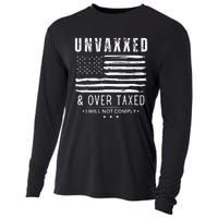 Unvaxxed And Overtaxed Cooling Performance Long Sleeve Crew