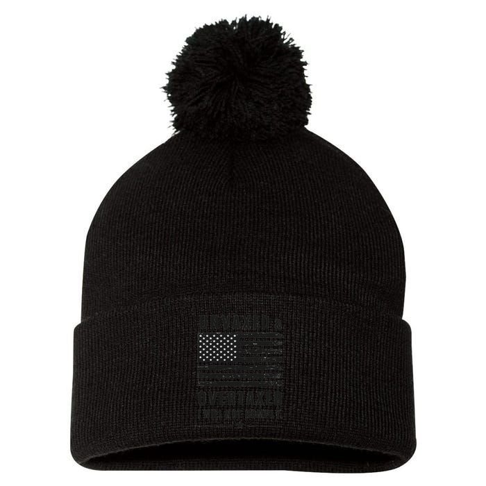 Unvaxxed And Overtaxed I Will Not Comply Funny Saying Pom Pom 12in Knit Beanie