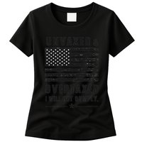 Unvaxxed And Overtaxed I Will Not Comply Funny Saying Womens T-Shirt