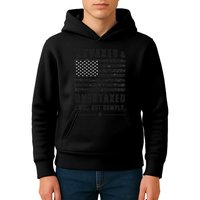 Unvaxxed And Overtaxed I Will Not Comply Funny Saying Kids Hoodie