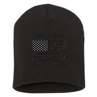 Unvaxxed And Overtaxed I Will Not Comply Funny Saying Short Acrylic Beanie
