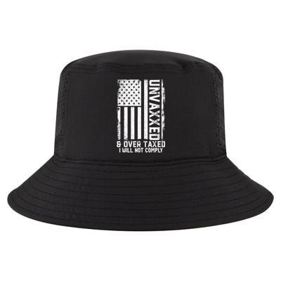 Unvaxxed And Overtaxed Cool Comfort Performance Bucket Hat