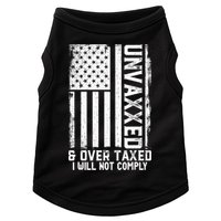 Unvaxxed And Overtaxed Doggie Tank