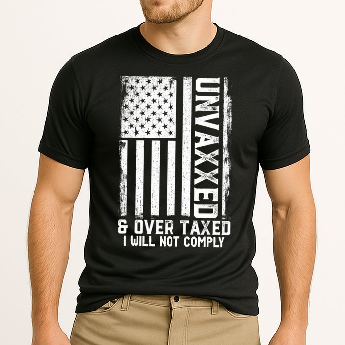 Unvaxxed And Overtaxed Performance Shirt