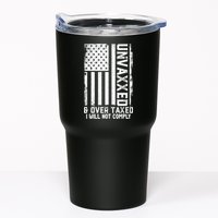Unvaxxed And Overtaxed Tumbler