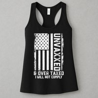 Unvaxxed And Overtaxed Womens Tank Top