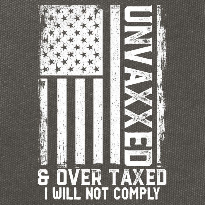 Unvaxxed And Overtaxed Cotton Canvas Backpack