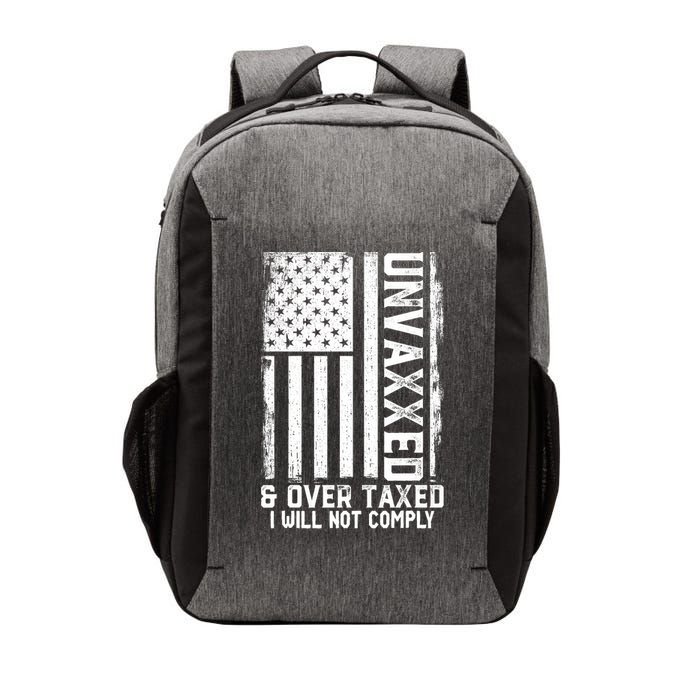 Unvaxxed And Overtaxed Vector Backpack
