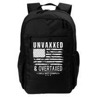 Unvaxxed And Overtaxed Daily Commute Backpack