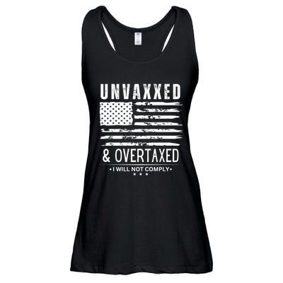 Unvaxxed And Overtaxed Ladies Essential Flowy Tank